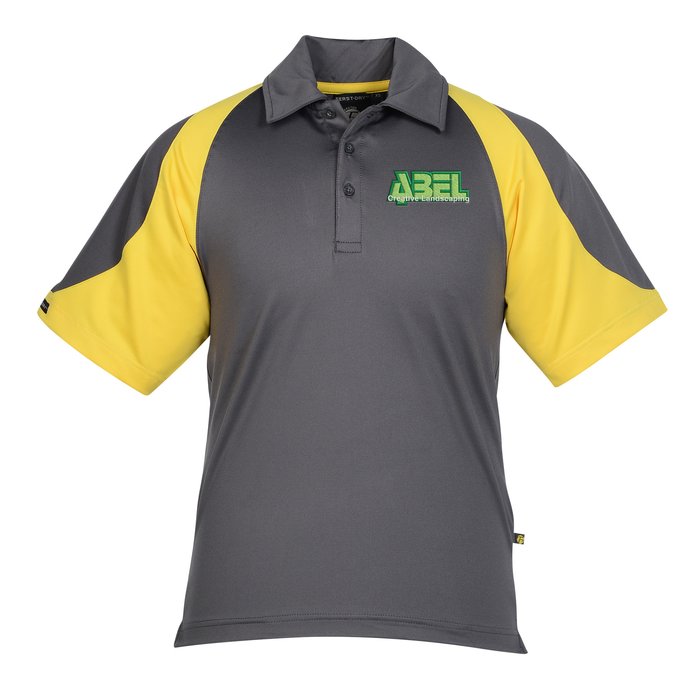 Custom Cruiser Contrast Shoulder Performance Polo - Men's