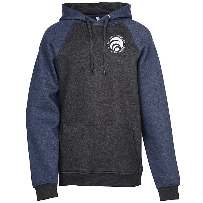 Custom ESActive Vintage Two-Tone Hooded Sweatshirt - Screen
