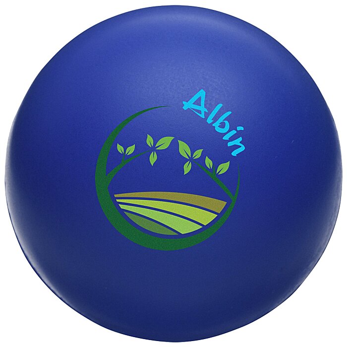 Custom Solid Colour Stress Ball - Full Colour
