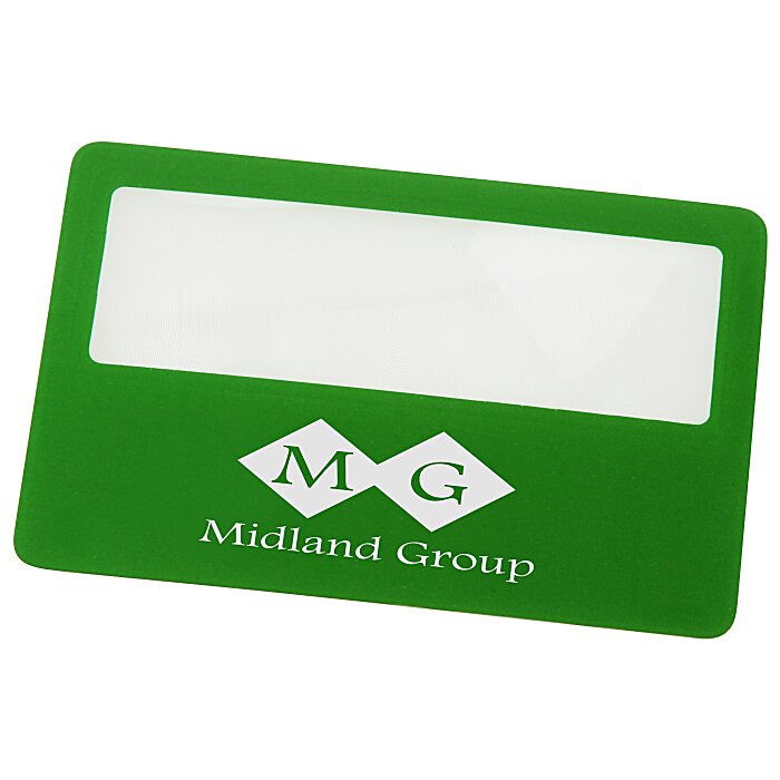 Custom Business Card Magnifier