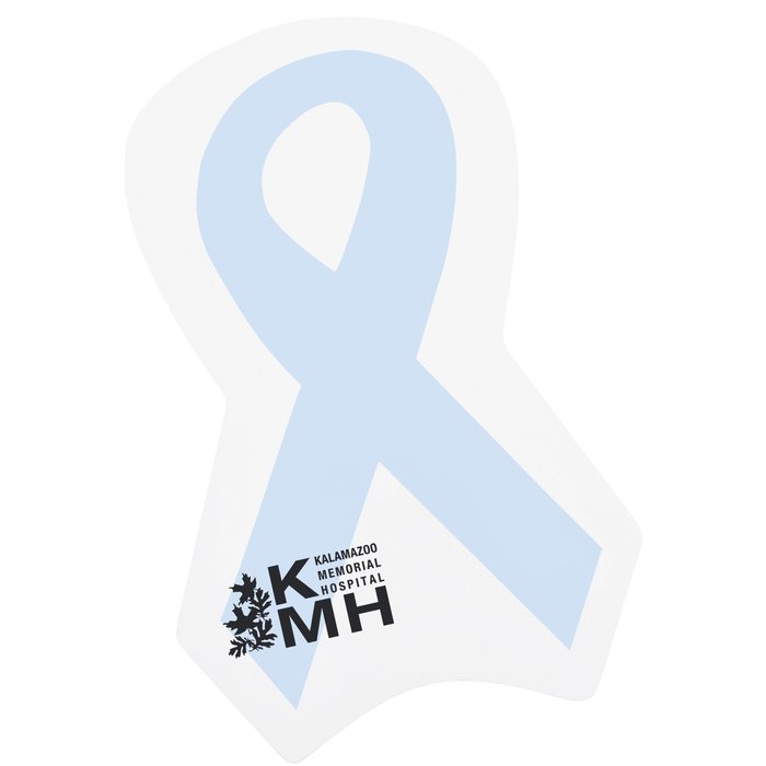 Custom Souvenir Sticky Note - Awareness Ribbon - 50 Sheet
