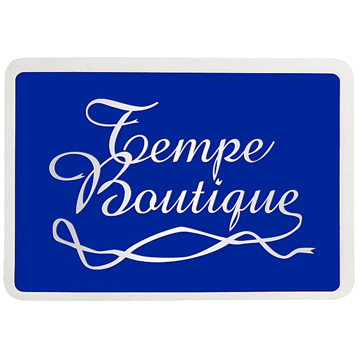 Custom Embossed Seal by the Roll - Rectangle - 1-1/2