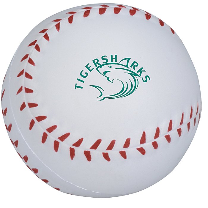 Custom Sports Squishy Stress Reliever - Baseball